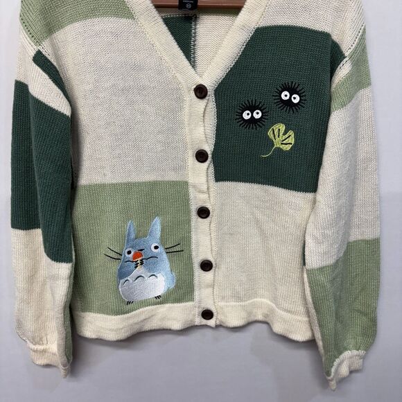 My Neighbor Totoro Studio Ghibli Women Cardigan Sweater XS X-Small C049 -18 - Picture 10 of 15